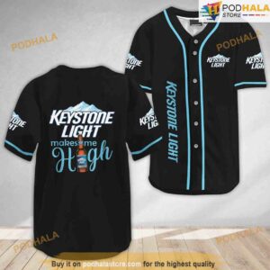 Keystone Light Make Me High 3D Baseball Jersey