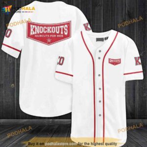 Knock Out K.O All Over Print Unisex 3D Baseball Jersey