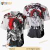 Kokushibo Kimetsu Anime Japan Style 3D Baseball Jersey Shirt