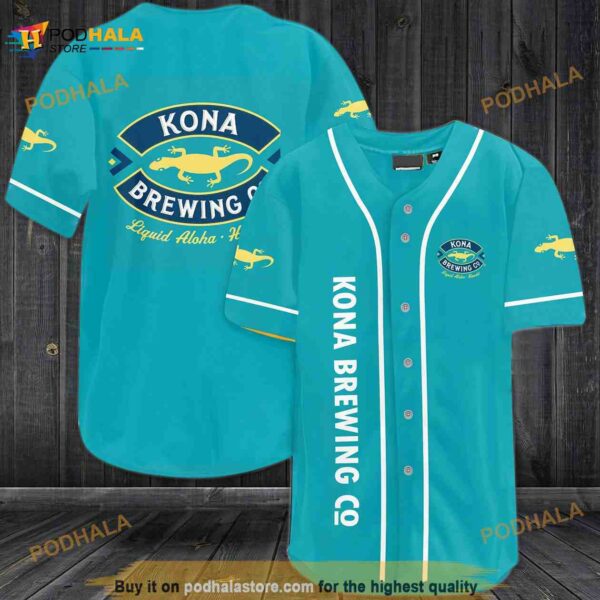 Kona Brewing Co. 3D Baseball Jersey