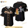 Lady & The Tramp Dogs Disney Cartoon Unisex 3D Baseball Jersey For Women Men