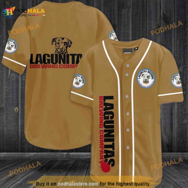 Lagunitas Brewing Company 3D Baseball Jersey