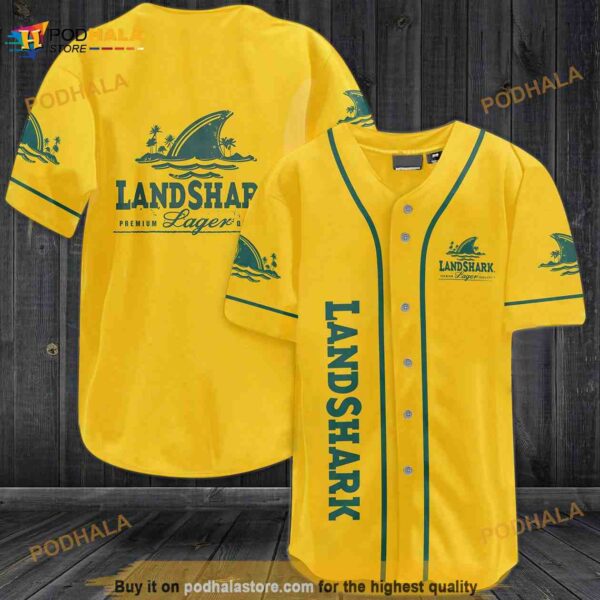 Landshark Lager 3D Baseball Jersey