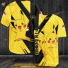 Lovely Pikachu All Over Print Pokemon 3D Baseball Jersey