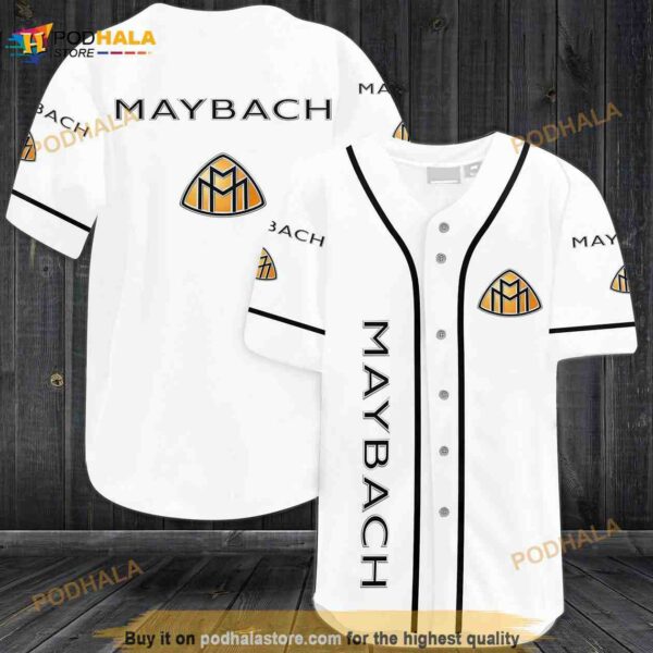 Maybach Logo 3D Baseball Jersey