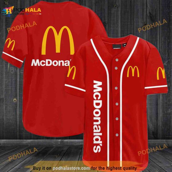 Mcdonald’s 3D Baseball Jersey