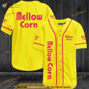 Mellow Corn All Over Print Unisex 3D Baseball Jersey