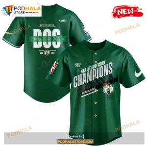 Men’s Green Boston Celtics Nba Atlanticion Champions 2023 Jersey