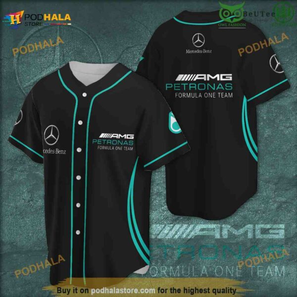 Mercedes Benz Formula 1 Limited Racing Team 3d 3D Baseball Jersey