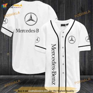 Mercedes-benz 3D Baseball Jersey