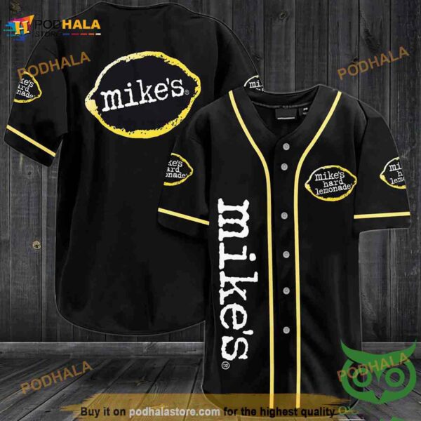 Mikes Hard Lemonade 3D Baseball Jersey Shirt