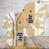 Miller Lite Tropical Coconut Trees 3D Baseball Jersey