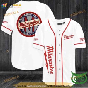 Milwaukee Tool 3D Baseball Jersey Shirt