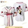 Minnie Mouse Disney Cartoon Unisex 3D Baseball Jersey