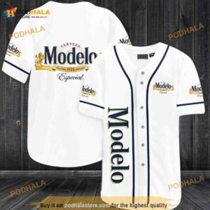 Modelo Cerveza Beer 3D Baseball Jersey