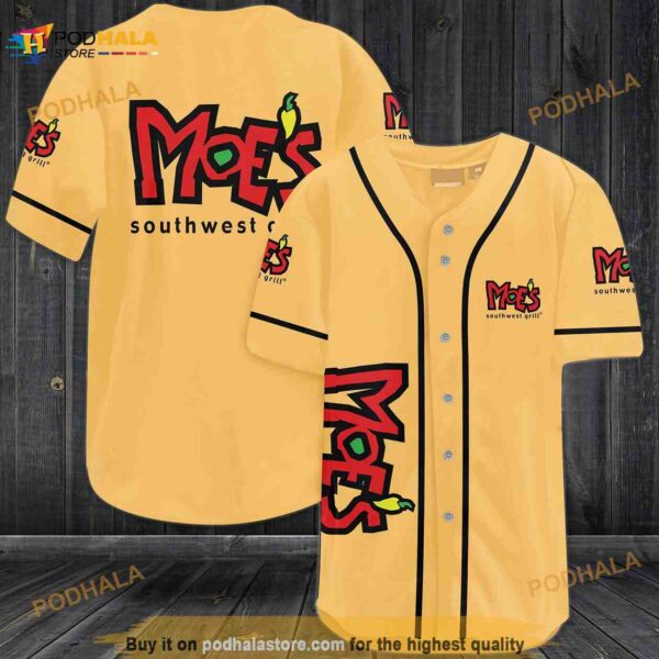 Moe’s Southwest Grill 3D Baseball Jersey