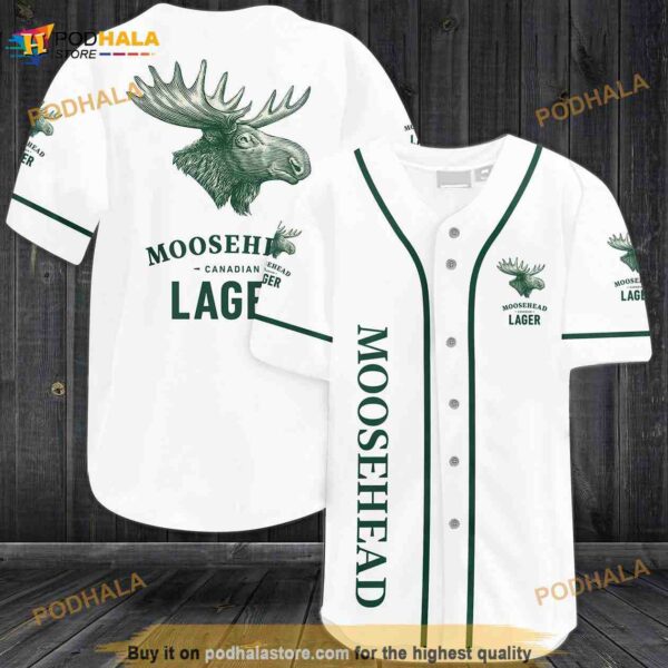 Moosehead Lager 3D Baseball Jersey