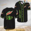 Mountain Dew Make Me High 3D Baseball Jersey