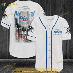 Natural Light 3D Baseball Jersey