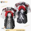 Nezuko Kimetsu Anime Japan Style 3D Baseball Jersey Shirt