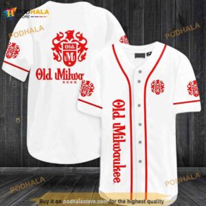 Old Milwaukee Beer 3D Baseball Jersey