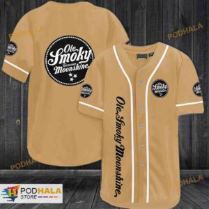 Ole Smokey Tennessee Moonshine 3D Baseball Jersey