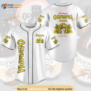 Olympia Beer 3D Baseball Jersey