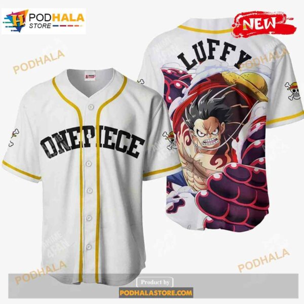 One Piece White Design Gifts For Fans Baseball Jersey