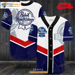 Pabst Blue Ribbon Beer Baseball Jersey