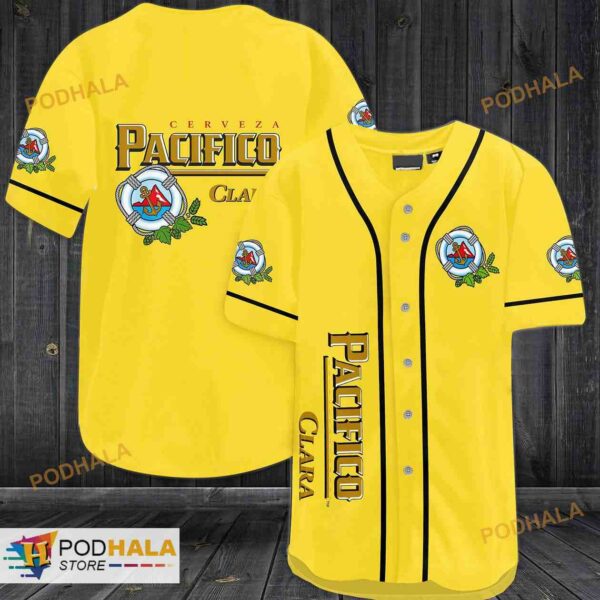 Pacifico Clara Beer 3D Baseball Jersey