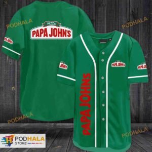 Papa John’s Pizza 3D Baseball Jersey