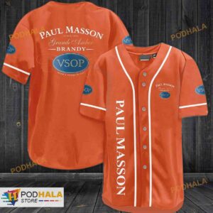 Paul Masson Brandy Unisex 3D Baseball Jersey