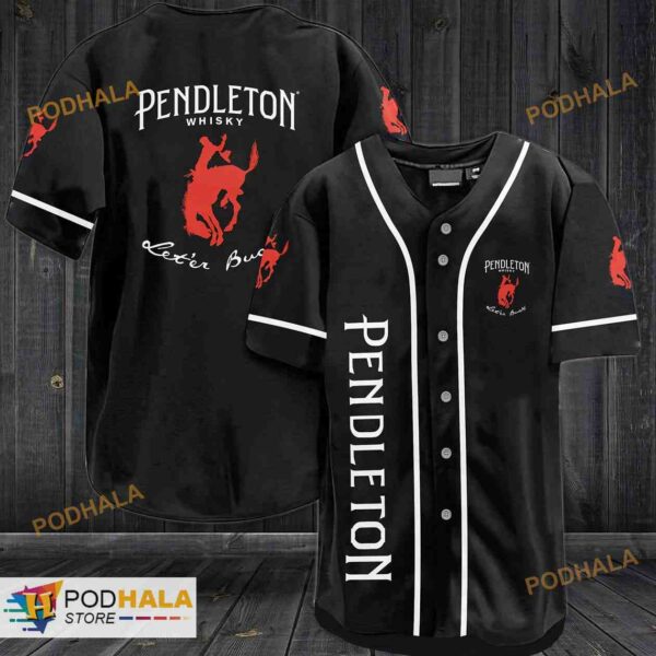 Pendleton Whiskey Unisex 3D Baseball Jersey