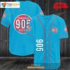 Permium 905 Beer All Over Print Blue Unisex Baseball Jersey