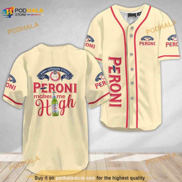 Peroni Brewery Make Me High 3D Baseball Jersey