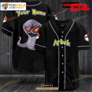 Personalized Arbok Baseball Jersey