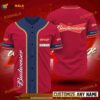 Personalized Basic Budweiser 3D Baseball Jersey