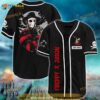 Personalized Black Freddy Vs Jason 3D Baseball Jersey