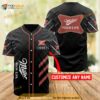 Personalized Black Miller High Life 3D Baseball Jersey