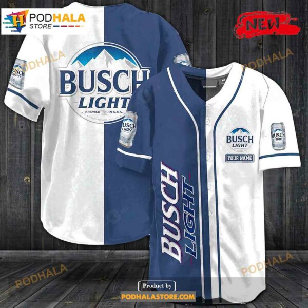 Personalized Busch Light Baseball Special Design Jersey