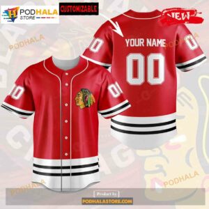 Personalized Chicago Blackhawks Sport Design For Fans Baseball Jersey