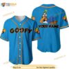 Personalized Chilling Goofy Dog Disney 3D Baseball Jersey