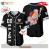 Personalized Dumbo The Flying Elephant Disney All Over Print Black Baseball Jersey