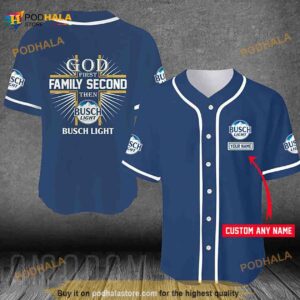 Personalized Easter Sunday Busch Light 3D Baseball Jersey