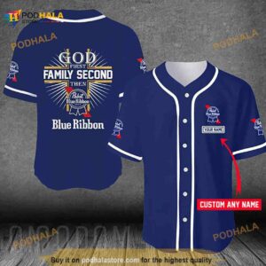 Personalized Easter Sunday Pabst Blue Ribbon 3D Baseball Jersey