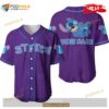 Personalized Happy Stitch Disney All Over Print Purple Baseball Jersey