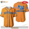 Personalized Happy Stitch Disney All Over Print Yellow Design Baseball Jersey