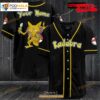 Personalized Kadabra Black Pokemon Baseball Jersey