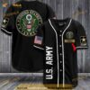 Personalized Multicolor Us Army Veteran 3D Baseball Jersey