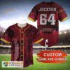 Personalized Name Arizona Cardinals NFL 3D Baseball Jersey Merch